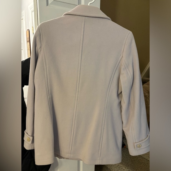 LL Bean Women’s Classic Lambswool Peacoat NEW without tags - Picture 3 of 4